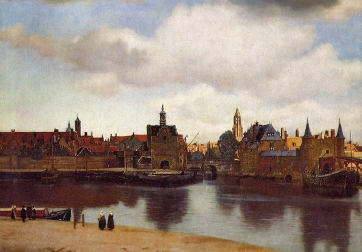 J. Vermeer. Gezicht op Delft
